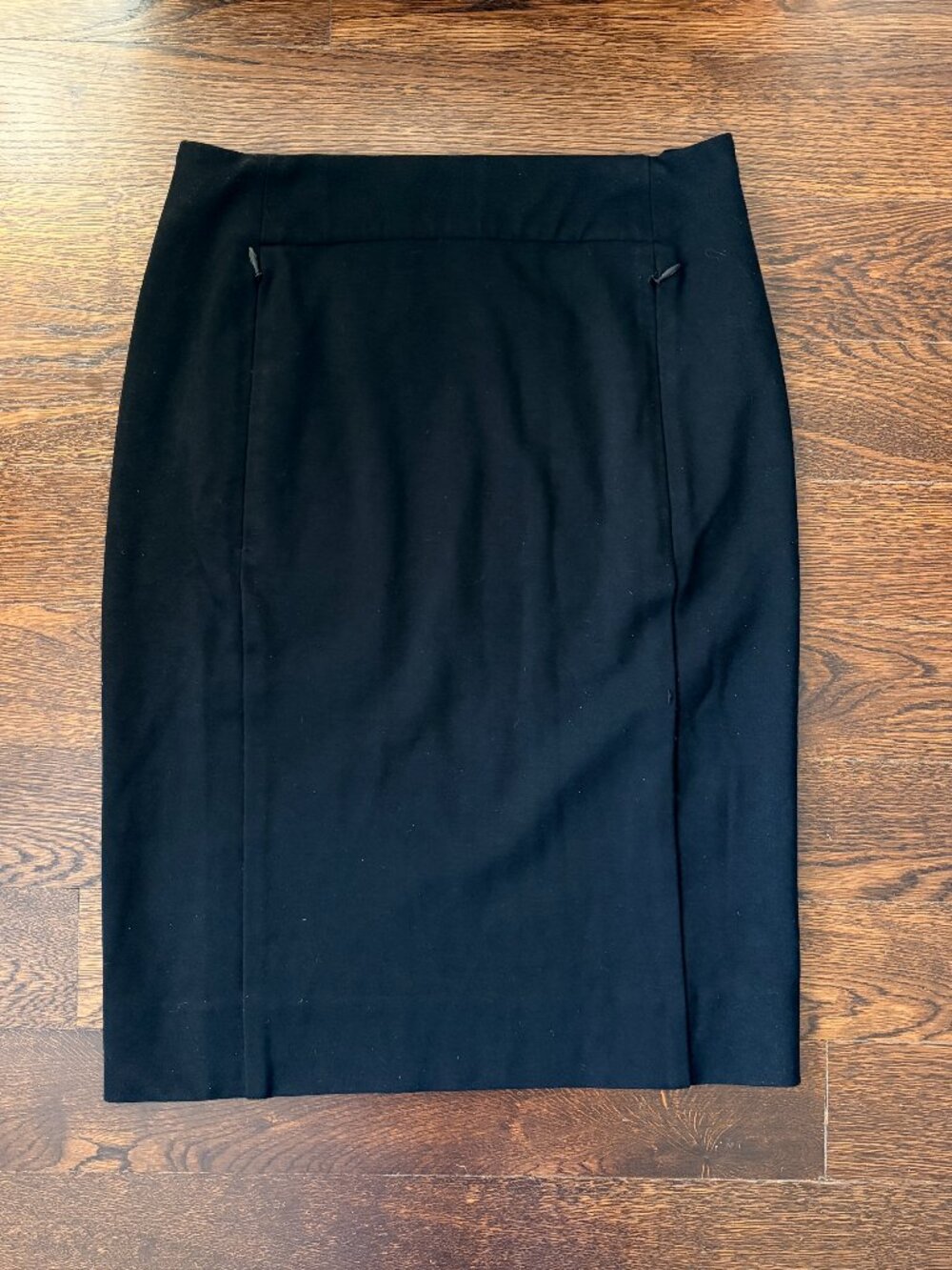 Diane Von Furstenberg DVF Black Koto Skirt w/ zippers-Size 4